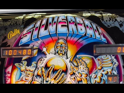 1980 Bally SILVERBALL MANIA Pinball Machine In Action