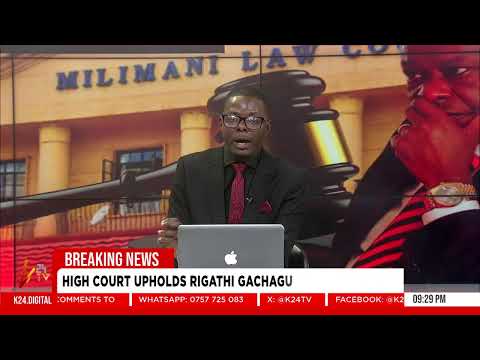 K24TV LIVE: Rigathi Gachagua Impeachment Case
