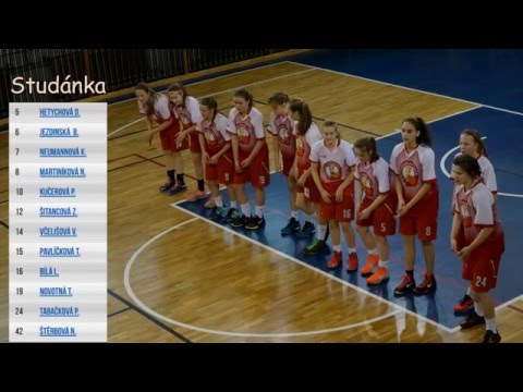 2016 0313 Basket U15 Extraliga U15 SBŠ Ostrava - Studánka Pardubice