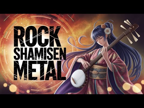 Rock Shamisen Project 🎧 Shamisen Storm ⚡ Epic Japanese Metal for Focus & Gaming