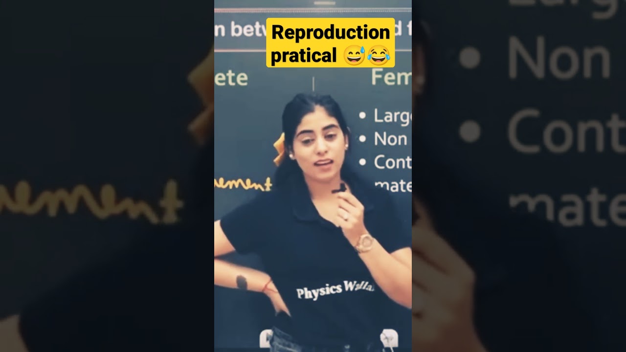 Reproduction Ka practical 😅😂 Funniest moments during Online class #alakhpandey #physicswallah