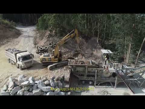 china advanced mobile jaw crusher plant