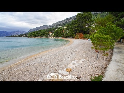 beach Berulia, Brela, Croatia