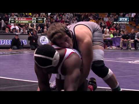 Big Ten Rewind: 2013 Midlands - 197 LBs - Purdue's Braden Atwood vs. Maryland's Christian Boley