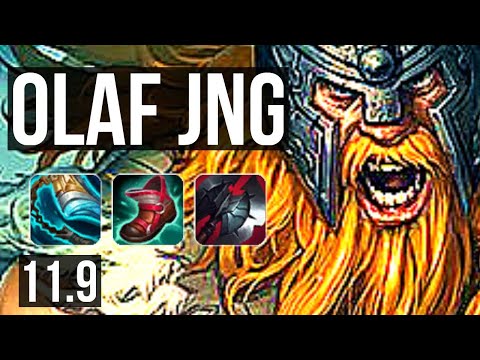 OLAF vs SHACO (JUNGLE) | 67% winrate, 17/4/15, Dominating | KR Master | v11.9