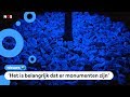 Kinderen herdenken Holocaust met lichtgevende stenen