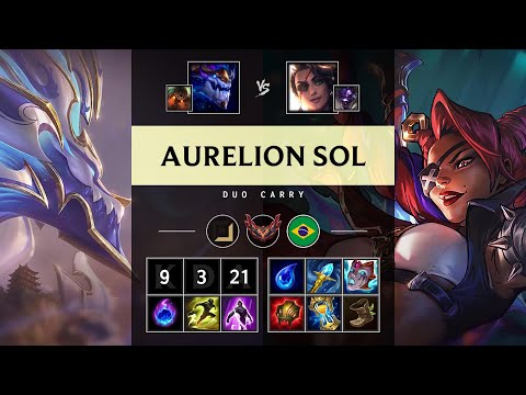 Aurelion Sol Carry vs Samira - BR Grandmaster Patch 25.18