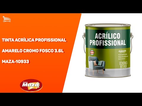 Tinta Acrílica Profissional Pêssego Fosco 3.6L - Video