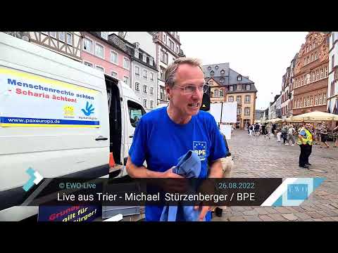 Live aus Trier - Michael Stürzenberger BPE