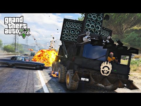 GTA 5 MONSTROUS MAD MAX DOOFWAGON TRUCK CRASHES COMPILATION - DESTRUCTION