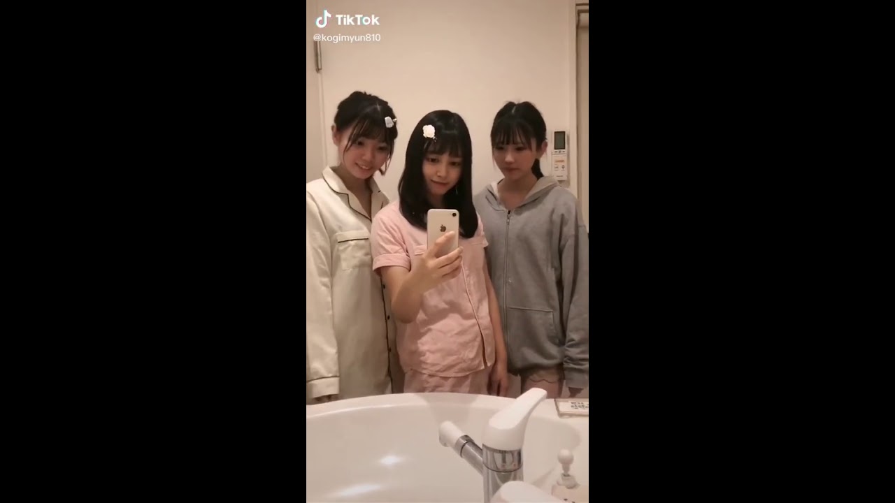 [Tik Tok] #64 パジャマが可愛いJK３人組