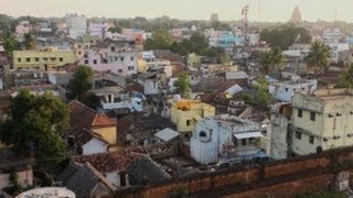 Panoramic view of Thanjavur city 