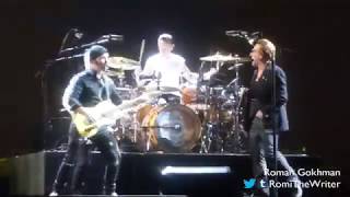 U2, &quot;The Saints Are Coming&quot; (snippet) - New Orleans - Sept. 14, 2017