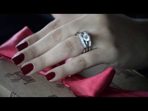 .50 ct. Double Shared Prong Contour Ring Guard - TwoBirch TB-GUARD-0035-WG-H