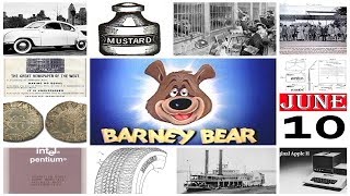  TODAY IN HISTORY - 10 JUNE - ON THIS DAY HISTORICAL EVENTS - DAY