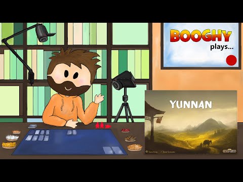 Booghy plays... Yunnan(3p, Rules, Playthrough, Review)