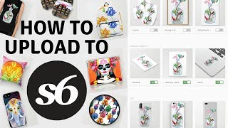 How to Upload Art to Society6 || Selling Print on Demand