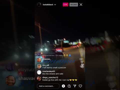 Kodak Wilding off percs and out of gas on the highway talking to random people