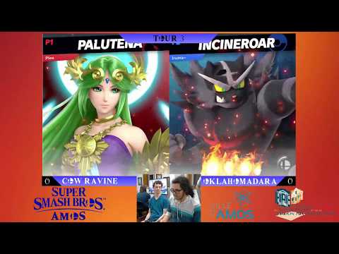 SSBA Ultimate #1 - Cow Ravine (Palutena) vs OKLAHOMADARA (Incineroar) - Tour 3