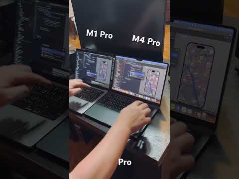 M1 Pro vs M4 Pro Xcode #Preview test