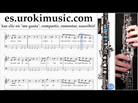 Tutorial de Oboe OneRepublic - Future Looks Good Clases Notas Parte#2 um-927