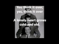 Think It Over   THE CRICKETS (with lyrics)