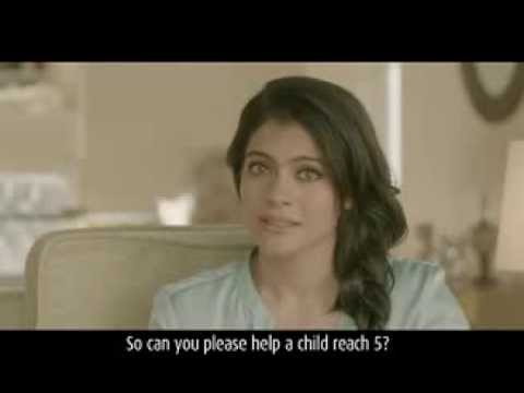Kajol reacts to Lifebuoy's Help A Child Reach 5 campaign