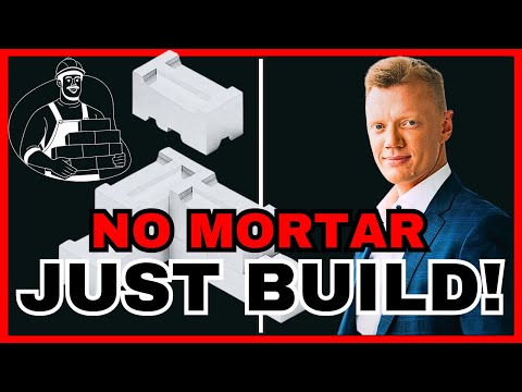 Self Insulating Jointless Construction -NO MORTAR! - SUSTAINABLE - RESILIENT! - JUST BUILD!