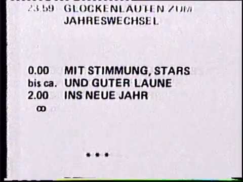 ARD 30.12.1984 Tagesschau Werner Veigel + Sendeschluß