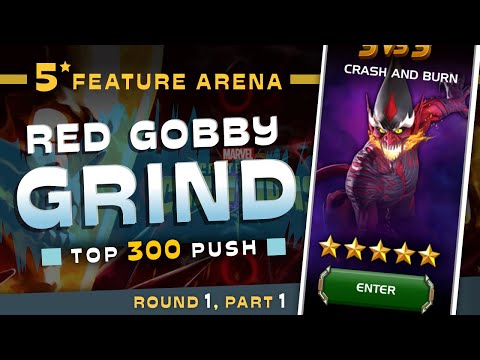 Testing the New Arena AI! 5* RED GOBLIN Feature Grind TOP 300 Rd 1 Pt1 | Marvel Contest of Champions