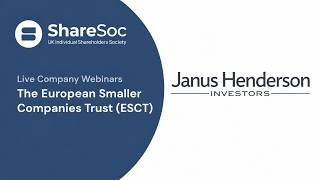 ShareSoc Webinar with The European Smaller Companies Trust (ESCT) - October 2026