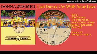 Donna Summer - With Your Love (Disco Mix)