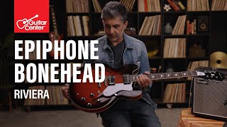 Video thumbnail for NEW Epiphone Bonehead Riviera | Demo & Overview with Mark Agnesi and Dinesh Lekhraj by Guitar Center