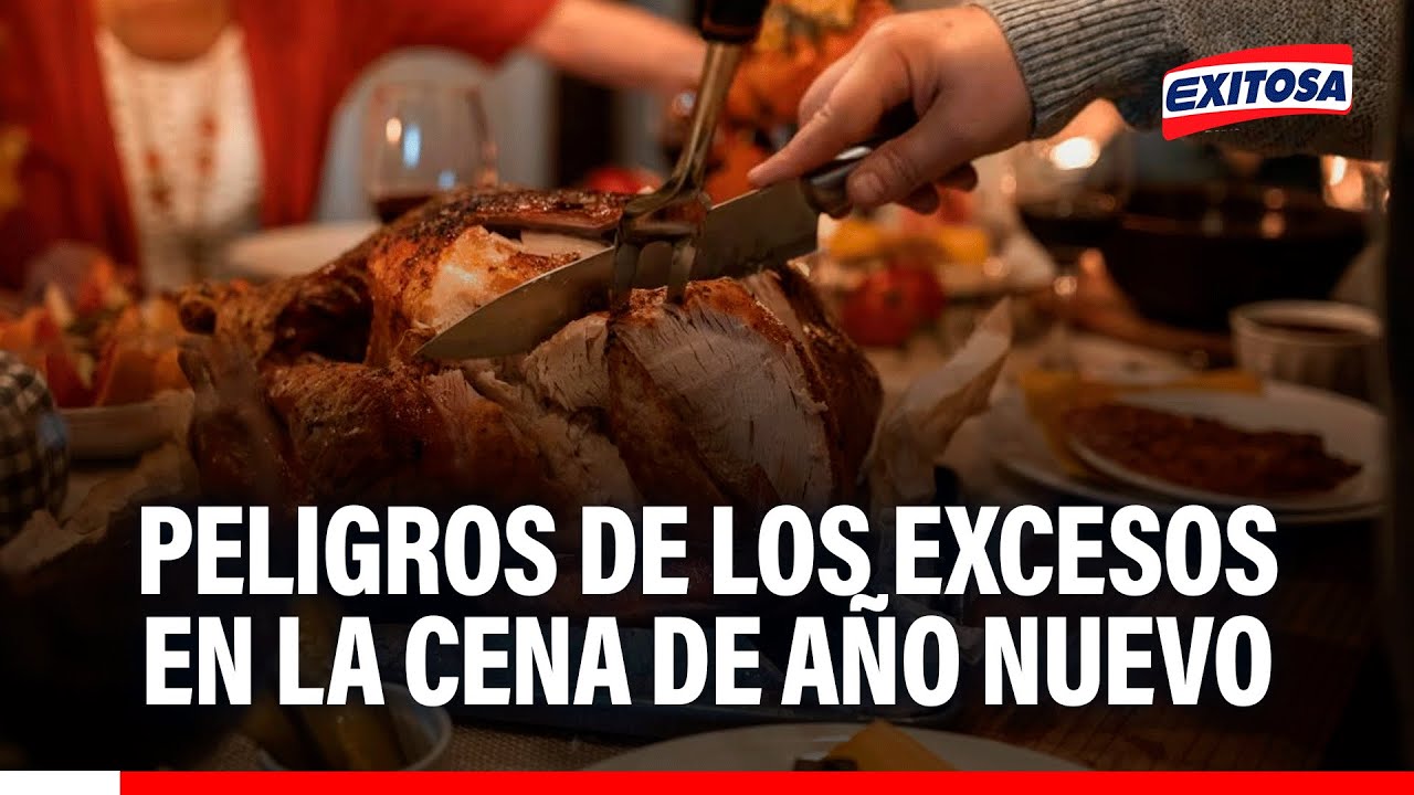 🔴🔵 Peligros de los excesos en la cena de Año Nuevo