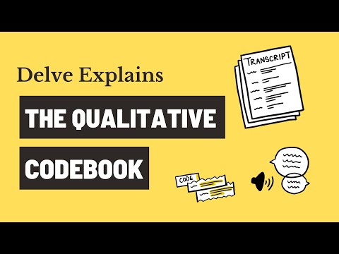 Introduction to Codebooks in Qualitative Research