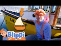 Blippi Explores A Water Taxi Boat Learn Boats For Kids Educational Videos For Kids