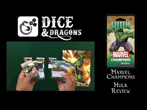 Dice and Dragons - Marvel Champions Hulk Hero Pack Review