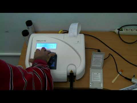 Dirui H-100 Меню