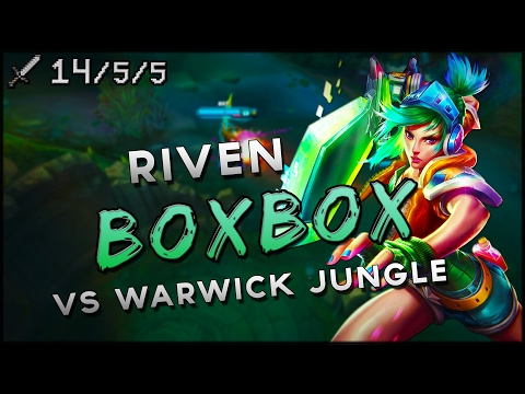 S7 | Boxbox Riven vs Warwick JUNGLE | Ranked League VOD