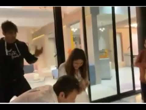 Shehnaz ' s birthday 🎂 celebration # cake cutting