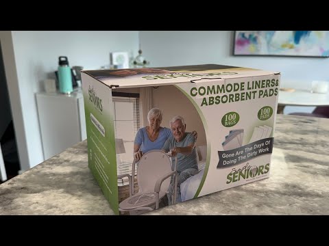 Review: Simply Seniors Commode Liners with Absorbent Pads - 100 Bedside Commode Liners & Pads