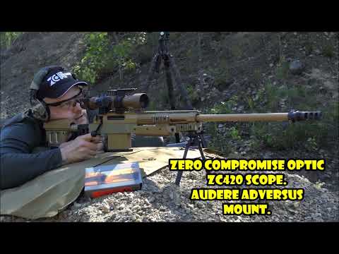 Accuracy of Haenel RS9 / G29 338 Norma Magnum with Norma  300gr Sierra Matchking ammo. ZCO ZC420