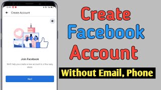 How To Create Facebook Account Without Email And Phone Number 2022 || Create Fb ID Without Phone No