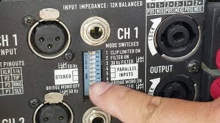 Video thumbnail for Como Configurar El Amplificador Qsc Plx 1602 #comoconfigurarelamplifivadorplx by Sonido El chino RD