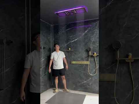 ( # 2350 )1️⃣ Transform Your Bathroom with the Luxury Color-Changing Rainfall Shower @MaviGadgets