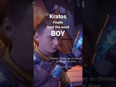 Kratos, the most bada.s.s "BOY" you will ever hear-God of war ragnarok