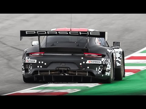 Porsche 991.2 GT3 R (GT3 Class) w/ Unmuffled Exhaust: Pure 4.0 N/A Flat-6 Sound!