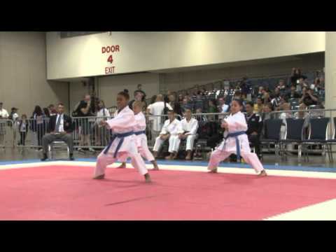 2012 USA NKF Nationals  Female Junior Team Kata 2