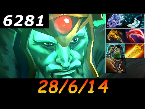 Dota 2 Wraith King 6281 MMR 28/6/14 (Kills/Deaths/Assists) Ranked Full Gameplay