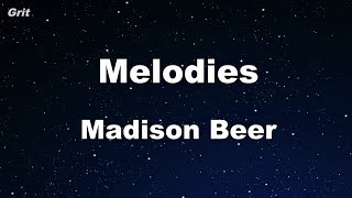 Melodies - Madison Beer Karaoke 【No Guide Melody】 Instrumental